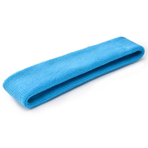 <b>Sports</b> <b>Headband</b> Blue 100% Cotton Breathable Sweat Absorbent Running <b>Sports</b> Universal Fit - Product Image 2