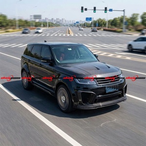 Kit de Reestilización de Fibra de Carbono Estilo MS Compatible con Range <span class=keywords><strong>Rover</strong></span> Sport SVR 2018-2022, Soporte de Parachoques Original Sin Necesidad de Cortes - Product Image 4