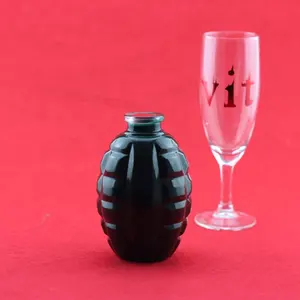 顶级品质的手grenades 形玻璃俄罗斯伏特加瓶朗姆酒瓶