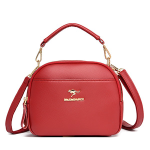 Women's Fashion Shoulder Bag Women Messenger Bags Ladies Retro PU Leather <b>Tote</b> Handbag Purse Female Crossbody Bag - Product Image 1