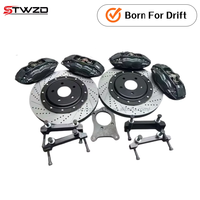 Kit de freinage de performance F40 double étrier 4 pistons pour frein arrière de drift, compatible Nissan S13 14 15, Toyota GT GR86 Altezza / Lexus IS200