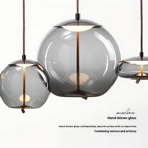 <span class=keywords><strong>Suspension</strong></span> LED en verre torsadé simple pour <span class=keywords><strong>salle</strong></span> à <span class=keywords><strong>manger</strong></span>, chambre, bar, décoration de loft - Product Image 1