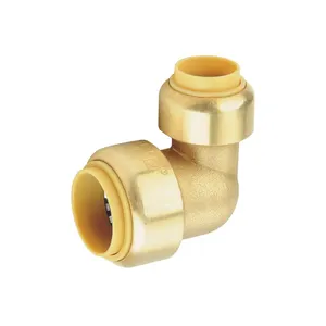 Hvac Push Fitting 630304P01 CUPC NSF CSA Approved Lead Free Brass Push To Fit Connect Water Tube Fittings For PEX COPPER CPVC To