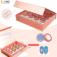 Kit réfléchissant de poudre d'ongle de flocons d'opale de caméléon