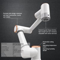Bras de robot collaboratif à six axes avec une puissance de 2 kW, une tension de 220 V, une garantie d'un an - Non programmable, pour le soudage, la manutention, le chargement/déchargement