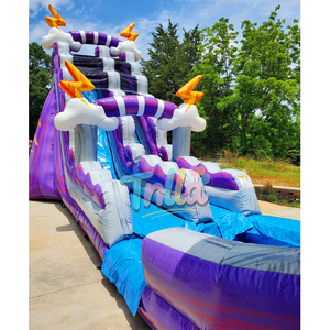 Tobogán Inflable de Grado Comercial para Niños, Parque Infantil al Aire Libre, Toboganes de Agua Grandes, Castillos Inflables, Tobogán Acuático - Product Image 5