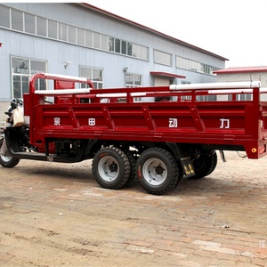 Tricycle de transport motorisé à 9 roues et 2 essieux de 350 cm³ / Tricycle de transport à benne basculante à 9 roues et double essieu arrière de 350 cm³ - Product Image 5