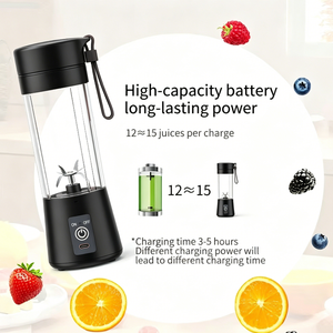 Licuadora Portátil USB Eléctrica, Mini Licuadora para Batidos, Smoothies, Jugos, Mezcladora de Frutas, Licuadora de Uso Doméstico - Product Image 4