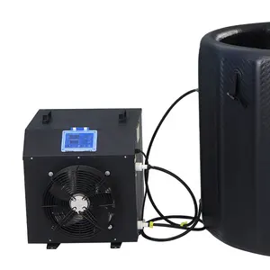 Calentador de 1HP, máquina de agua de refrigeración, suministro de club, Enfriador de agua de recuperación deportiva, filtro UV, Enfriador de agua de piscina de inmersión fría con wifi