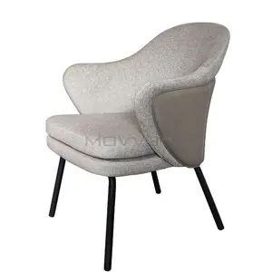 高品质织物餐厅椅子餐厅使用带优雅设计的餐椅