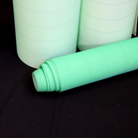 Malla formadora de poliéster industrial, correa de tela para hacer papel de una sola capa, drenaje de larga duración para máquina de molino de papel, directo de fábrica