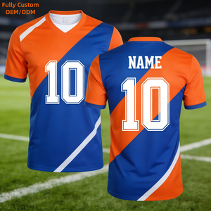 Maglia da Calcio Personalizzata ad Asciugatura Rapida, Maglietta Sportiva Traspirante 100% Poliestere - Product Image 1