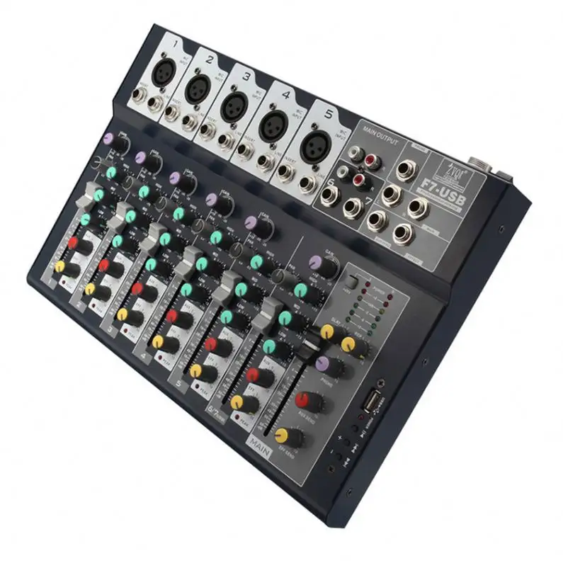 GAX-F7 Professionele Digitale Audio Console Mixer Met Hoge Kwaliteit