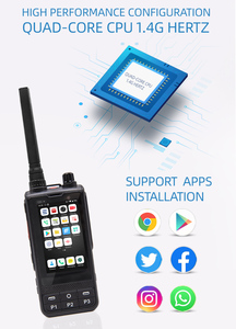 4G poc แบบพกพาสำหรับวิทยุสาธารณะวอล์คกี้แบบแอนะล็อกไม่จำกัดระยะทางการรักษาความปลอดภัยทรัพย์สินอินเตอร์คอมแบบใช้มือถือ - Product Image 5