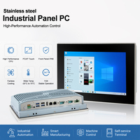 PC tactile industriel 10,1'' pour automatisation industrielle, IP66, montage encastré, écran tactile industriel avec Windows 11/Linux