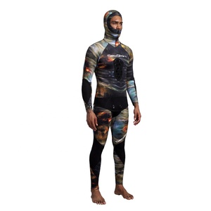 바다 가죽 남성 5mm 카모 프리다이빙 스피어낚시 네오프렌 잠수복 - Product Image 5