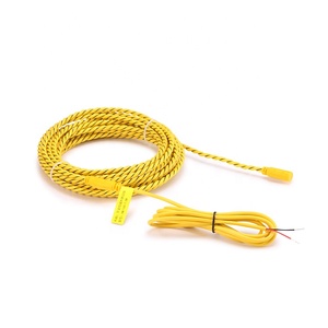 Precio bajo Espiral sin ubicación 2 núcleos 6mm de diámetro Archivos Detección de fugas Cable de detección de agua 500m Rango de detección Aplicación compatible - Product Image 1