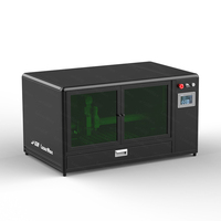 Machine de découpe laser à fibre de bureau LM-4030DF, nouvelle, petite, 800W, refroidie par air, pour la découpe et la gravure des métaux, économie d'énergie