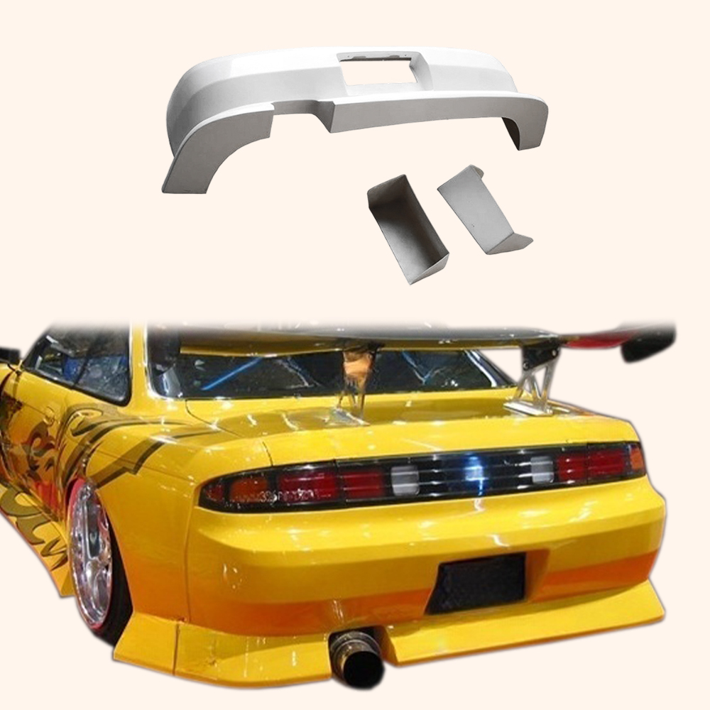 BN Sports Blister Fiberglass Rear Bumper Kit for Nissan S14