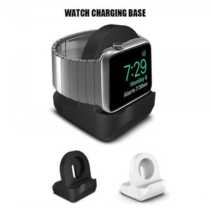 Support de <span class=keywords><strong>chargeur</strong></span> en silicone <span class=keywords><strong>pour</strong></span> <span class=keywords><strong>Apple</strong></span> <span class=keywords><strong>Watch</strong></span> Series 9 8 <span class=keywords><strong>7</strong></span> 6 5 4 3 2 1 SE iwatch Station d'accueil de charge Support de bureau Accessoires - Product Image 6