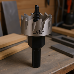 Scie cloche HSS Ttake 38 mm fabriquée en Italie pour le perçage du métal et du bois - Product Image 3