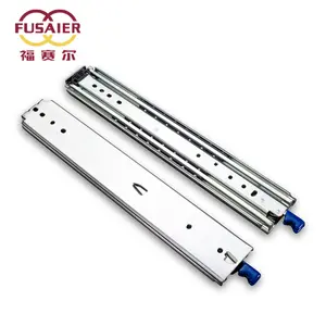 Foshan Factory 225KG 76mm With handle full extension heavy duty Lock-in Lock-out drawer runners slides rails