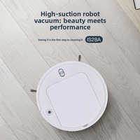 Aspirateur robot intelligent pour la maison, appareil compact, cadeau, robot de nettoyage de sol 3-en-1 rechargeable par USB pour les personnes paresseuses
