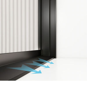 Porte de douche coulissante en <span class=keywords><strong>verre</strong></span> <span class=keywords><strong>trempé</strong></span> avec cadre en acier inoxydable et <span class=keywords><strong>plateau</strong></span> en acrylique pour usage hôtelier - Product Image 5