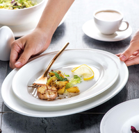 Ensemble de bols en céramique pour la restauration hôtelière, élégance blanche pure, gaufré, pour soupe, dessert, salade, riz, bols en porcelaine