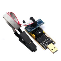 Módulo de programación USB Flash BIOS serie EEPROM, KIT de bricolaje con Clip de prueba SOIC8 SOP8, adaptador de 1,8 V y adaptador SOIC8