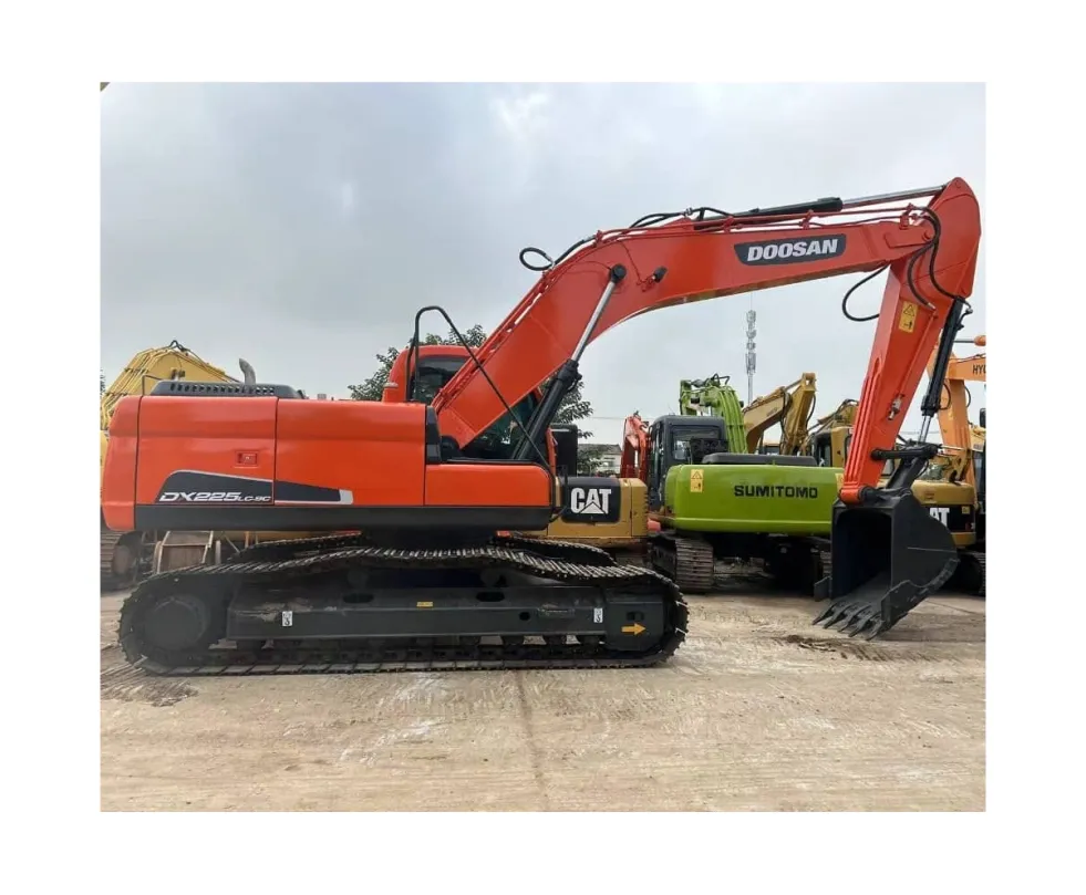 Escavadeira Doosan DX225LC usada com excelente estado e preço barato DX150 e DX60 para venda