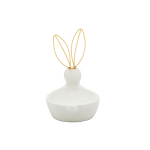 Portagioie in Ceramica a Forma di Coniglio, Vassoio Decorativo Moderno per Camera da Letto e Appartamento - Product Image 3