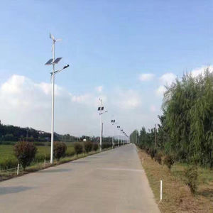 Molino de viento solar de 8m y 60w, farola con batería de iones de litio - Product Image 3