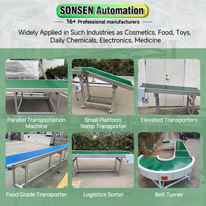 2025 tùy chỉnh PU băng tải vành đai PVC Băng tải vành đai độ cao song song dốc loại leo dây chuyền lắp ráp - Product Image 3