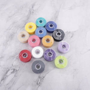 Bobinas de Plástico Tbone con Hilo, 25 Colores, Piezas Duraderas para Máquinas de Coser, para Procesamiento de Prendas - Product Image 2