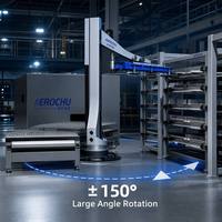 Máquina de Alimentación Láser de Alta Eficiencia, Cargador Automático de Chapa Metálica, Robot de Pórtico Giratorio para Sistema de Carga Láser CNC 3000x1500mm