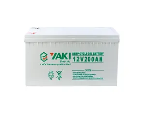 Pin Dự Trữ Năng Lượng Mặt Trời Yaki Chu Kỳ Sâu 200Ah 250Ah GEL Pin Axit Chì 12V 100Ah 200Ah