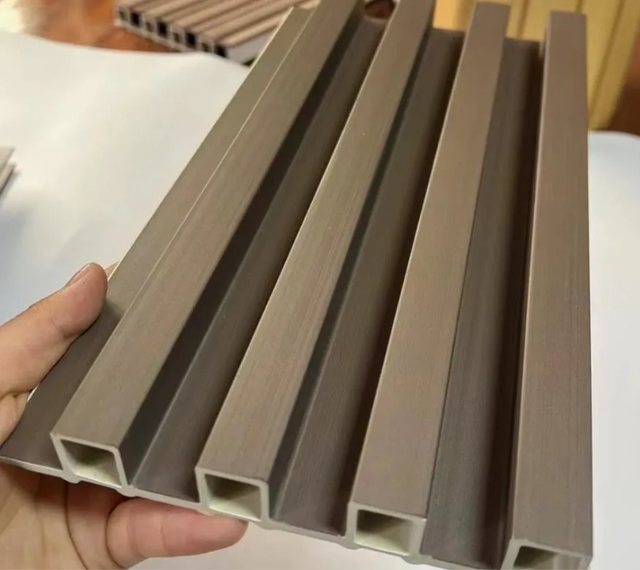 Hot Sale Interior Decorative Fluted Cladding PVC WPC Fence Wall Panel