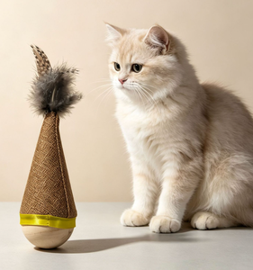 Giocattolo Interattivo per Gatti <span class=keywords><strong>Sisaal</strong></span> Tumbler, Gioco con Palla Girevole Resistente ai Morsi, Giocattolo Multifunzione per Animali Domestici - Product Image 3