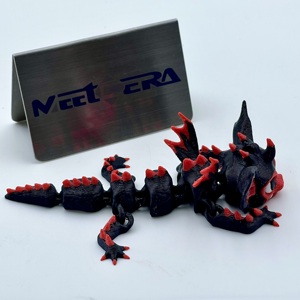 Nhà Máy <span class=keywords><strong>3D</strong></span> In PLA Đồ Chơi Rồng Móc Khóa Sáng Tạo Mini Bat Rồng Bức Tượng Nhỏ Đồ Trang Trí Quà Tặng Ưa Thích Bên Trang Trí Meetcera - Product Image 3