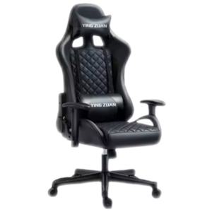 Chaise de jeu de course bon marché à usage domestique siège de jeu de bureau de haute qualité repose-pieds en option bande lumineuse RVB fonction Bluetooth Massage - Product Image 1