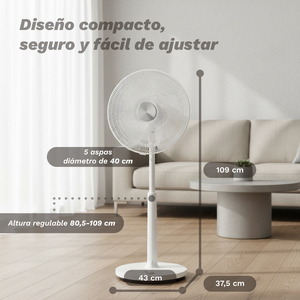 Ventilatore a piantana FAN-16SILENCEPLUS 28 W con telecomando, timer e 12 livelli di velocità - Product Image 3