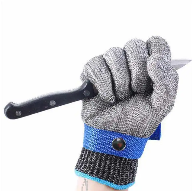 Grade 5 Steel Wire Ring Iron Slaughter Sewing Inspection Factory Repair Examination Safety Stainless Steel Glove