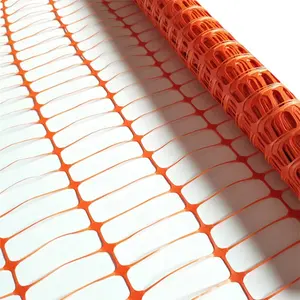 4X100ft HDPE Economy Orange Safety Fence Barrier Fence Netting For Construction Safety