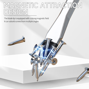 Expert Quality Magnetic <strong>Screwdriver</strong> Flathead Variety Colors Chrome Vanadium Steel PLASTIC CASE Premium Key Tool - Product Image 2