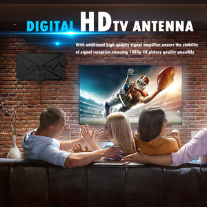 HDTV Antena <b>Mini</b> Digital hd <b>Tv</b> Aerial High Gain Portable <b>Tv</b> Antenna for Indoor - Product Image 4