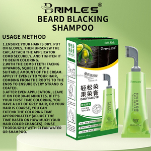 Miglior colorante barba baffi 100ML rosmarino delicato colore organico di lunga durata Non sbiadito barba e <span class=keywords><strong>capelli</strong></span> tinti di nero per grigio - Product Image 4