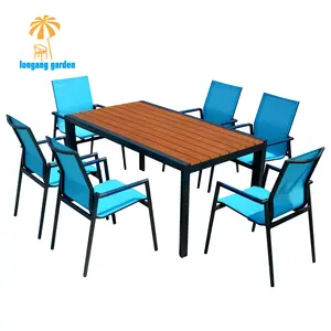 Cheap Contemporary Modern Fancy plastic wood dining table chair set for dining room Kitchen plywood dining table