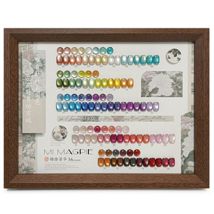 AILANUO Colección de Gel Magnético Ojo de Gato Ámbar Vegano Sin HEMA de 36 Colores y 15ml, Muy Buena Colección de Esmaltes de Uñas en Gel Rojo Ojo de Gato Tipo Gelatina al por Mayor - Product Image 5