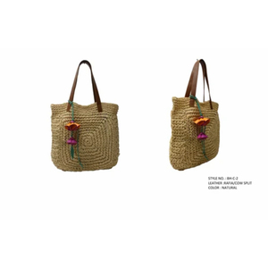 Premium Quilted Leather Women's Casual <b>Tote</b> Bag with Flowers-Elegant Style Travel Ready up to 1L Capacity ODM - Product Image 3